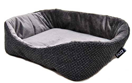 Rozy - Nagerbett Kaninchenbett Meerschweinchenbett - Kuschelweich - Hochwertiger Liegeplatz für Nager Made in EU (Grau) von Rozy