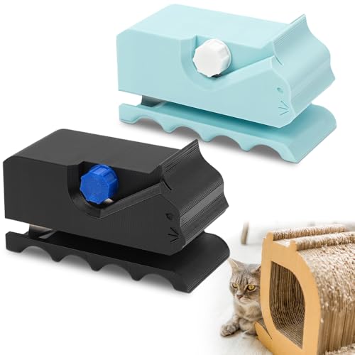 2 Stück Kartonschneider für Katzenkratzer, 3D Gedruckter Kartonschneider, DIY Werkzeugschneider aus Karton, Haustier Zubehör, Tragbares Ardboard Strip Cutter für Katzenliebhaber 2 Stück Kartonschneider für Katzenkratzer, 3D Gedruckter Kartonschneider, DIY Werkzeugschneider aus Karton, Haustier Zubehör, Tragbares Ardboard Strip Cutter für Katzenliebhaber von Rppiup