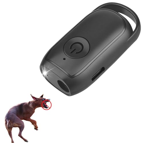Rppiup Anti-Bell-Gerät für Hunde, Handheld-Abschreckungsgeräte, leistungsstarker Ultraschall-Bellstopper mit LED, sichere Frequenz zum Stoppen von Hundebellen drinnen und draußen, für kleine Rppiup Anti-Bell-Gerät für Hunde, Handheld-Abschreckungsgeräte, leistungsstarker Ultraschall-Bellstopper mit LED, sichere Frequenz zum Stoppen von Hundebellen drinnen und draußen, für kleine von Rppiup