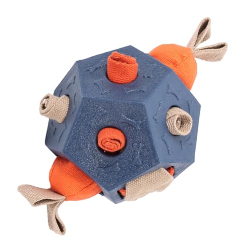 Interaktives Spielzeug zum Verstecken von Tierfutter, interaktives Kauspielzeug für Hunde, Leckerli-Spender, für kleine, mittelgroße und große Rassen, Anreicherungsball mit Quietschen, geistige Interaktives Spielzeug zum Verstecken von Tierfutter, interaktives Kauspielzeug für Hunde, Leckerli-Spender, für kleine, mittelgroße und große Rassen, Anreicherungsball mit Quietschen, geistige von Rproonay