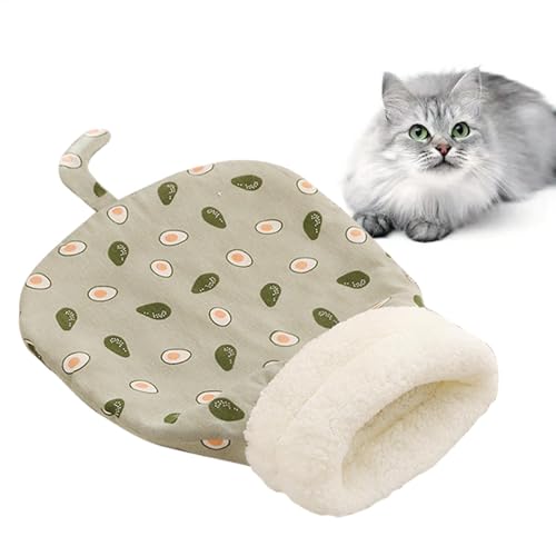 Katzen-Winterschlafsack | Warmer Katzenschlafsack - Welpenhöhlenbett für Indoor-Katzen, weicher warmer Katzensack, bequemes Katzenbett Höhle Haustierhaus Katzen-Winterschlafsack | Warmer Katzenschlafsack - Welpenhöhlenbett für Indoor-Katzen, weicher warmer Katzensack, bequemes Katzenbett Höhle Haustierhaus von Rproonay
