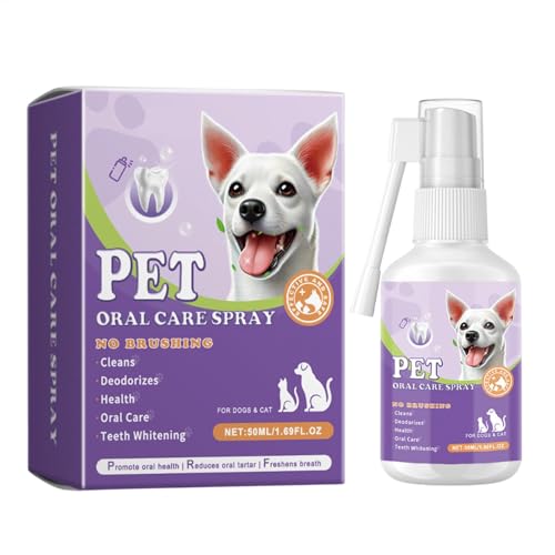 Pet Oral Spray, Bad Breath Remedy, Cat Oral Mist, Dog Mouth Spray, Breath Freshener Pet, Refreshing Mist Spray Promotes Oral Hygiene Safe And Gentle Ingredients Perfect For Cats And Dogs Pet Oral Spray, Bad Breath Remedy, Cat Oral Mist, Dog Mouth Spray, Breath Freshener Pet, Refreshing Mist Spray Promotes Oral Hygiene Safe And Gentle Ingredients Perfect For Cats And Dogs von Rproonay