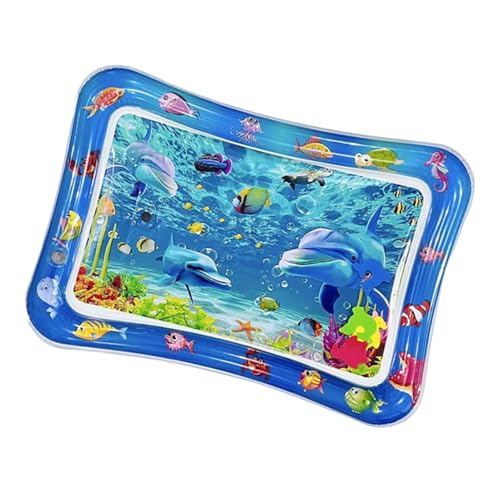Rproonay Wasserspielmatte für Kätzchen, kratzfestes, kühlendes Katzenbett, Indoor-Aqua-sensorisches Spielzeug für Sommerspiele, weiches, dickes Pad mit Bereicherungsfunktionen, ideal für Haustiere und Rproonay Wasserspielmatte für Kätzchen, kratzfestes, kühlendes Katzenbett, Indoor-Aqua-sensorisches Spielzeug für Sommerspiele, weiches, dickes Pad mit Bereicherungsfunktionen, ideal für Haustiere und von Rproonay