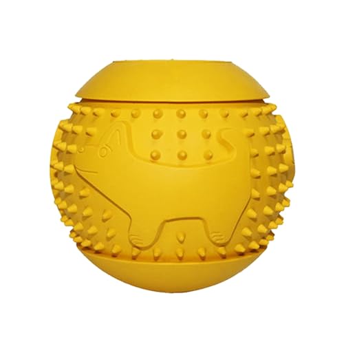 Dog Treat Ball, Interactive Dog Chew Toy, Small Dog Puppy Toys, Dog Teeth Cleaning Ball, Rubber Chew Toy, Interactive Puppy Toy, Small Dog Treat Ball, Teeth Cleaning Chew Ball, Yellow Orange Dog Toy Dog Treat Ball, Interactive Dog Chew Toy, Small Dog Puppy Toys, Dog Teeth Cleaning Ball, Rubber Chew Toy, Interactive Puppy Toy, Small Dog Treat Ball, Teeth Cleaning Chew Ball, Yellow Orange Dog Toy von Rqrdww