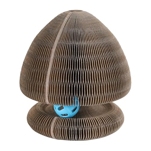 Katzenkratzbrett, Wellpapier Kratzer, Katzenkratzer mit Ball, Indoor Kitten Übung, Katzenkratzpad, Pet Scratcher Pad, Anti-Langeweile Katzenspielzeug, Wohnzimmer Katzenspielzeug Katzenkratzbrett, Wellpapier Kratzer, Katzenkratzer mit Ball, Indoor Kitten Übung, Katzenkratzpad, Pet Scratcher Pad, Anti-Langeweile Katzenspielzeug, Wohnzimmer Katzenspielzeug von Rqrdww