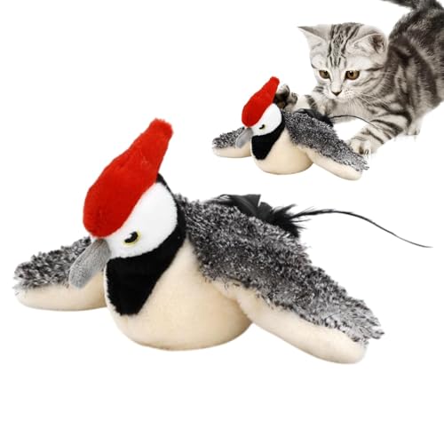 Rqrdww Flapping Bird Cat Toy, Moving Bird Cat Toy, Catnip Bird Toy, Jumping Moving Cat Toy, Flying Bird Cat Teaser, Simulated Bird Cat Toy, Interactive Cat Teaser Toy, Cat Toys for Indoor Cats Rqrdww Flapping Bird Cat Toy, Moving Bird Cat Toy, Catnip Bird Toy, Jumping Moving Cat Toy, Flying Bird Cat Teaser, Simulated Bird Cat Toy, Interactive Cat Teaser Toy, Cat Toys for Indoor Cats von Rqrdww