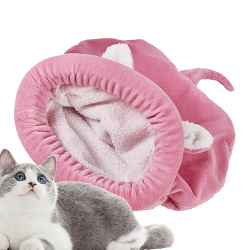 Rqrdww Katzenschlafsack, Katzenhöhlenbett, Kätzchen-Kuscheldecke, gemütlicher Welpen-Burrow-Pad, Plüsch-Katzensack, Indoor-Haustierbett, beruhigendes Katzenbett, weicher Hundeschlafsack, tragbarer Rqrdww Katzenschlafsack, Katzenhöhlenbett, Kätzchen-Kuscheldecke, gemütlicher Welpen-Burrow-Pad, Plüsch-Katzensack, Indoor-Haustierbett, beruhigendes Katzenbett, weicher Hundeschlafsack, tragbarer von Rqrdww