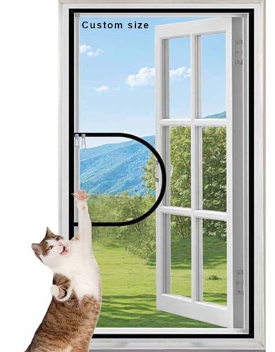 Rr tianshi Individueller Fensterschutz für Katzen, selbstklebendes Sicherheitsnetz, Fliegengitter für den Innenbereich, Balkon, Fenster, Schutznetze, um Insekten fernzuhalten, Anti-Moskito Rr tianshi Individueller Fensterschutz für Katzen, selbstklebendes Sicherheitsnetz, Fliegengitter für den Innenbereich, Balkon, Fenster, Schutznetze, um Insekten fernzuhalten, Anti-Moskito von Rr tianshi