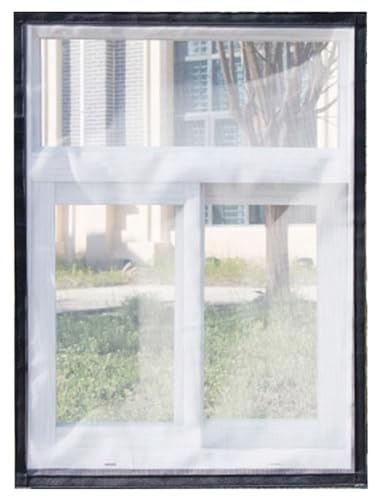 Rr tianshi Katzen-Fensterschutz, Balkonnetz, Fenster-Netzschutz für Katzen, Sicherheitsnetz, kratzfester Fensterschutz, Fliegengitter, Moskitonetz (100 x 150 cm, Schwarz + Weiß) von Rr tianshi