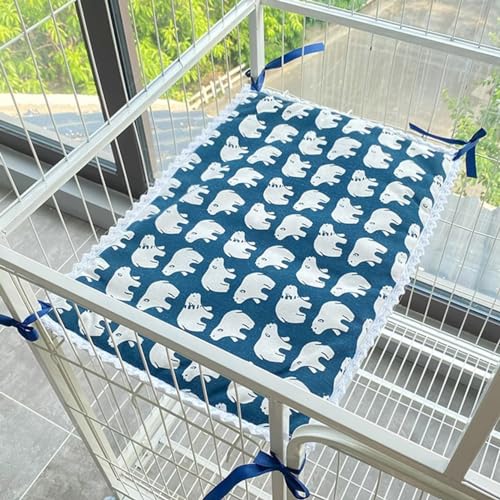 Rr tianshi Weiche Katzenbett-Matte, waschbar, für den Innenbereich, Katzen, Haustierkissen, Welpenmatte, Kissen, doppelseitig, Haustier-Schlafmatte, Käfig-Pad für Hunde und Katzen (S-50 x 35 cm, L) von Rr tianshi