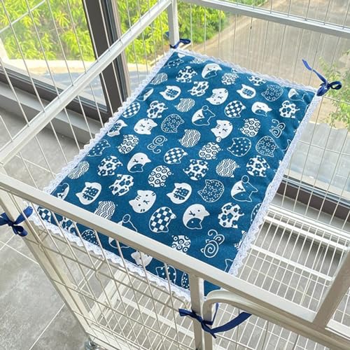 Rr tianshi Weiche Katzenbett-Matte, waschbar, für den Innenbereich, Katzen, Haustierkissen, Welpenmatte, Kissen, doppelseitig, Haustier-Schlafmatte, Käfig-Pad für Hunde und Katzen (XL-85 x 60 cm, Q) von Rr tianshi