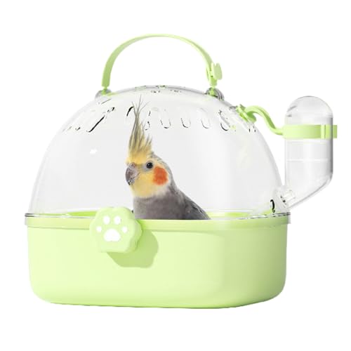 Rrlihjgu Hamsterträger Käfig für Transport, Papageienausflugsbag | Vogel -Sichtweite - Panoramablick des kompakten Trägers transparent für den Außenbereich außerhalb des Wildtransports im Freien von Rrlihjgu