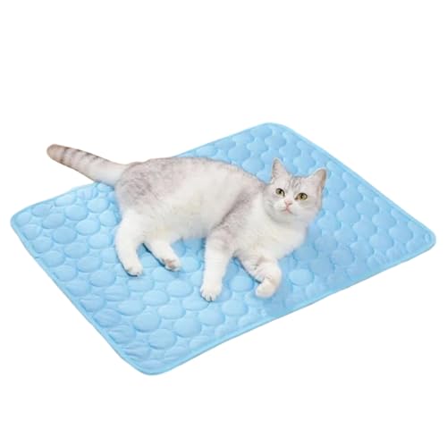 Rrlihjgu Hundekühlmatte - Waschbare Outdoor Kühlunterlage Für Haustiere | Tragbares Kühles Bett Atmungsaktiv Katzen Decke Für Welpen Kätzchen Schlafen Rrlihjgu Hundekühlmatte - Waschbare Outdoor Kühlunterlage Für Haustiere | Tragbares Kühles Bett Atmungsaktiv Katzen Decke Für Welpen Kätzchen Schlafen von Rrlihjgu
