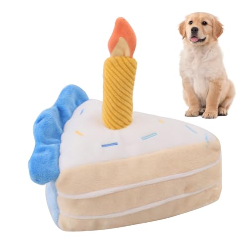 Rrlihjgu Hundespielzeug-Quietschkuchen,Plüsch-Quietschkuchen für Hunde - Squeeze Chew Plüsch-Geburtstagskuchen-Hundespielzeug - Drinnen gelangweilter Hund zieht und beißt realistische Geburtstagstorte Rrlihjgu Hundespielzeug-Quietschkuchen,Plüsch-Quietschkuchen für Hunde - Squeeze Chew Plüsch-Geburtstagskuchen-Hundespielzeug - Drinnen gelangweilter Hund zieht und beißt realistische Geburtstagstorte von Rrlihjgu