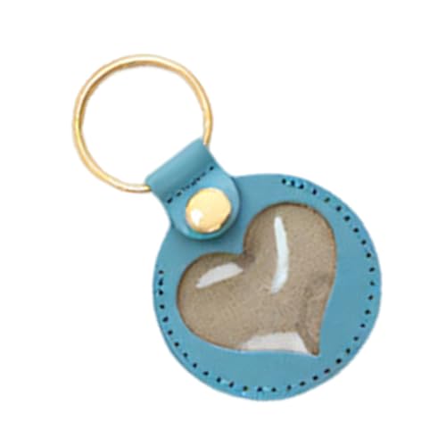 Rrlihjgu Katzenfell Schlüsselanhänger - Tierhaar Erinnerung Schlüsselring - Herz Anhänger Erinnerungsstück Unisex für Rucksack Handtasche Taschencharm von Rrlihjgu