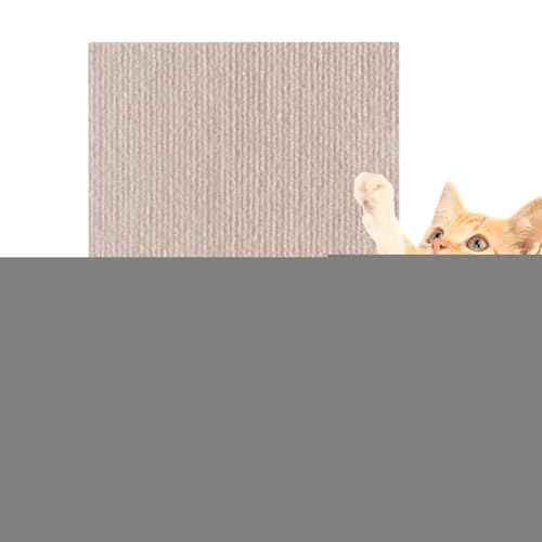 Rrlihjgu Katzenkratzteppich, Katzenkratzmatte | Selbstklebender Katzen-Couchschutz - Katzenkratzer-Pad-Ersatz, Flacher Kratzteppich für Pfosten, Möbel, Kratzbaumregale von Rrlihjgu