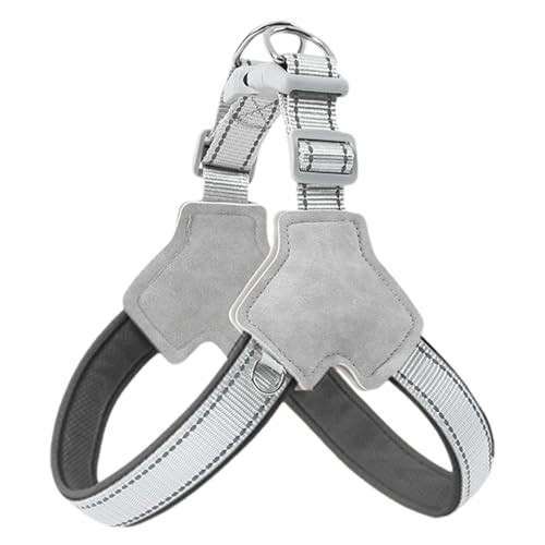 Rrlihjgu Reflektierendes Hundegeschirr, reflektierendes Hundegeschirr für Haustiere, mit Front-Clips aus reflektierendem Weste, bequemes Trainingszubehör für Haustiere für Liebhaber von Rrlihjgu