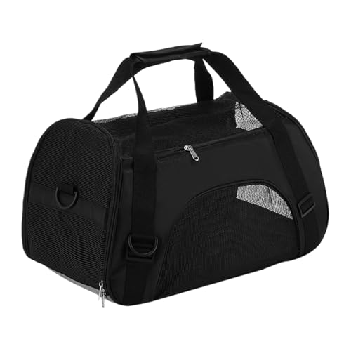 Rrlihjgu Transportbox für Haustiere, Katzentransportbox, atmungsaktiv, rutschfest, für Reisen, Wandern und Spaziergänge im Freien von Rrlihjgu