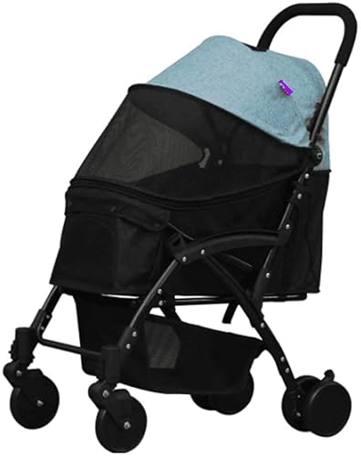 Doppelter Hunde-Kinderwagen, Haustier-Roadster-Trolley, 4 Räder, Faltbarer Kinderwagen für Katzen, Hunde, 360°-Drehung, Vorderrad, Haustier-Reise-Kinderwagen, schnelles Zusammenklappen Doppelter Hunde-Kinderwagen, Haustier-Roadster-Trolley, 4 Räder, Faltbarer Kinderwagen für Katzen, Hunde, 360°-Drehung, Vorderrad, Haustier-Reise-Kinderwagen, schnelles Zusammenklappen von RsFiL