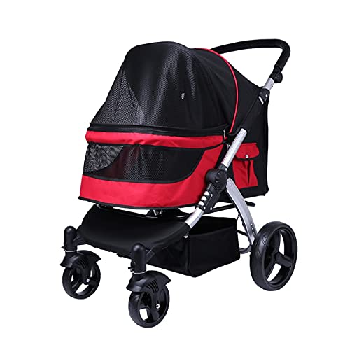 Haustier-Hundekinderwagen für große Hunde, Reise-Hundewagenträger, Katzenwagen, Haustier-Kinderwagen für Hunde und Katzen, atmungsaktives Oxford-Gewebe, Kinderwagen aus Aluminiumlegierung, belas Haustier-Hundekinderwagen für große Hunde, Reise-Hundewagenträger, Katzenwagen, Haustier-Kinderwagen für Hunde und Katzen, atmungsaktives Oxford-Gewebe, Kinderwagen aus Aluminiumlegierung, belas von RsFiL