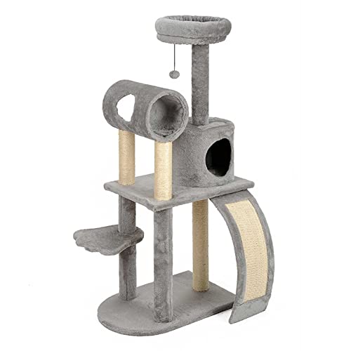 Katzenbaum Klein Mehrschichtiger Katzenturm Stabile Katzenwohnung mit Voll Sisal überzogener Rampe Geeignet für Indoor-Aktivitäten und Entspannung Katzenbaum Klein Mehrschichtiger Katzenturm Stabile Katzenwohnung mit Voll Sisal überzogener Rampe Geeignet für Indoor-Aktivitäten und Entspannung von Rsmmpqa