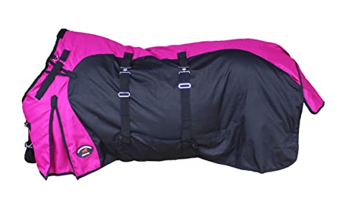 Rsmmpqa 1200D Pferdedecke, wasserdicht, schwere Winterdecke, Himbeerschwarz 70, Himbeerschwarz 76 Rsmmpqa 1200D Pferdedecke, wasserdicht, schwere Winterdecke, Himbeerschwarz 70, Himbeerschwarz 76 von Rsmmpqa