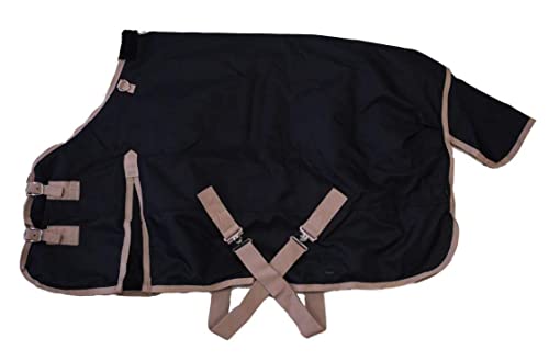 Rsmmpqa 1200D wasserdichte, mittelschwere, mit Fleece gefütterte Winterdecke, Größe 80 (60) von Rsmmpqa