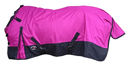 Rsmmpqa 1200D wasserdichte, mittelschwere, mit Fleece gefütterte Winterdecke, Größe 80 (70) von Rsmmpqa