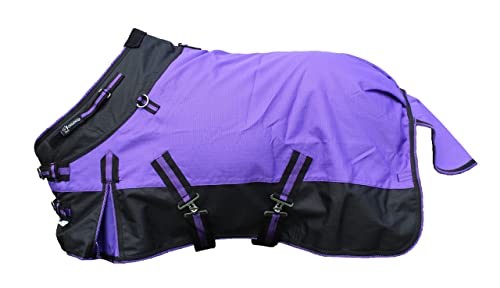 Rsmmpqa Pferdedecke 1200D Fohlen Mini-Pferd Weidedecke Winterisolierung Warme Pferdepflegedecke Fleece Pferdeteppich (56) (36) von Rsmmpqa