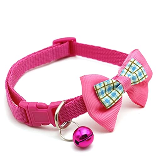 Verstellbare Fliege, Glocke, Schleife, Halsband, Krawatte, Welpen, Kätzchen, Hund, Haustierzubehör (Farbe: Rot, Größe: Einheitsgröße) (Lila, Einheitsgröße) von Rsmmpqa