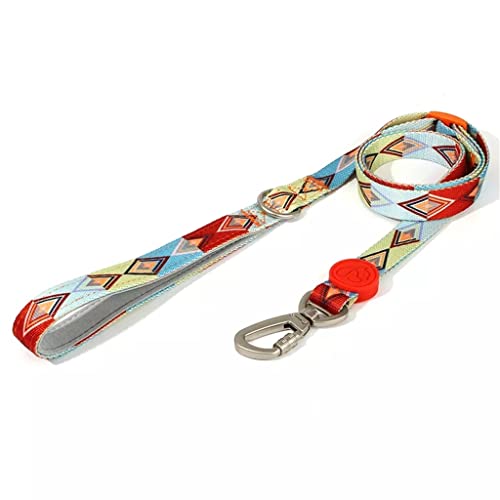 Verstellbares Halsband für Haustiere, Graffiti-Stil, Hundeleine, Brustgurt, Tasche (Farbe: D, Größe: S) (B X) von Rsmmpqa