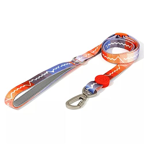 Verstellbares Halsband für Hunde, Brustgurt, Tasche im Graffiti-Stil, Farbe: D, Größe: S, C L von Rsmmpqa