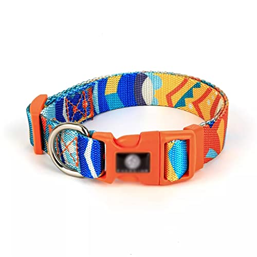 Verstellbares Halsband im Graffiti-Stil, Hundeleine, Brustgurt, Tasche (Farbe: C, Größe: L) (A L) von Rsmmpqa