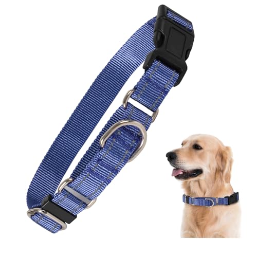 Rttochfy Martingale Halsband für Hunde, reflektierendes und verstellbares Nylon-Hundehalsband mit Schnellverschluss-Schnalle, kein Ziehen, Hundetrainingshalsband für kleine, mittelgroße und große Rttochfy Martingale Halsband für Hunde, reflektierendes und verstellbares Nylon-Hundehalsband mit Schnellverschluss-Schnalle, kein Ziehen, Hundetrainingshalsband für kleine, mittelgroße und große von Rttochfy
