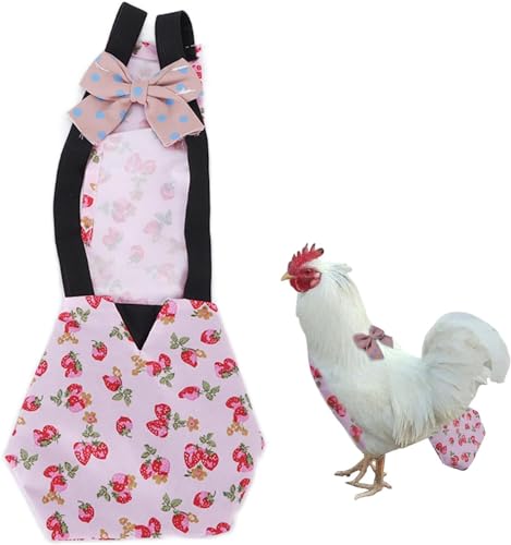 Hühnerwindeln, Haustier-Enten/Hühner-Windeln, waschbare Hühner-Windeln, wiederverwendbare Entchenwindeln, Kleidung, für Hühner, Enten, Gans (M) von RuanHongYi