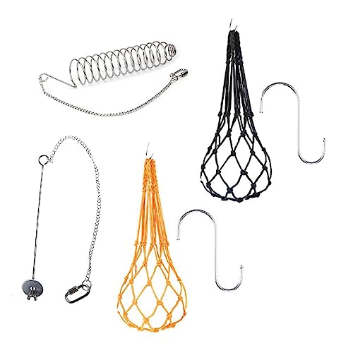 4Pcs Huhn Spieß Obst Halter Edelstahl Hängen Feeder Spielzeug Für Hühner Große Vögel Leckerli Fütterung Werkzeug Huhn Leckerli Halter Ball Für Hühner von Ruarby