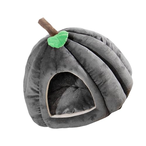 Bett mit Cartoon-Kürbisnest für kleine Welpen, Kätzchen, Cartoon-Korb, Haustierbett, abnehmbares Kissen für Haushalt, Haustier, kleine Hunde Bett mit Cartoon-Kürbisnest für kleine Welpen, Kätzchen, Cartoon-Korb, Haustierbett, abnehmbares Kissen für Haushalt, Haustier, kleine Hunde von Ruarby