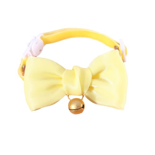 Hochzeitshalsband für Katzen, Glocken, Fliege, elegantes Anzughalsband, Halsketten, Halsband, Mädchen, Hundehalsband, Abreißverschluss von Ruarby
