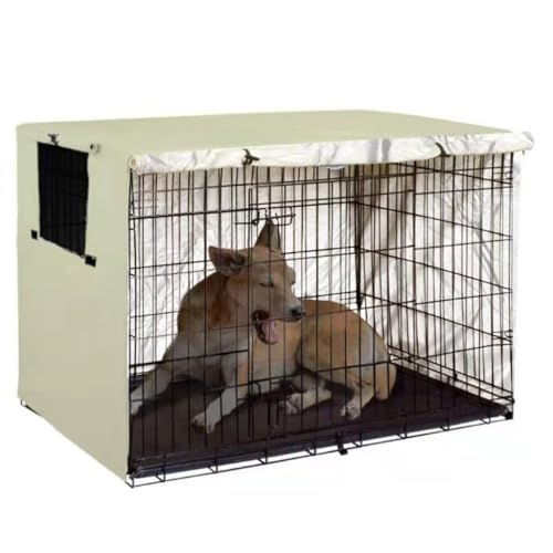 Hundekäfig Regenschutz Fensteröffnung Sonnenschutz Hundebox Wasserdichte Abdeckungen Verschleißfeste Haustierhütte von Ruarby