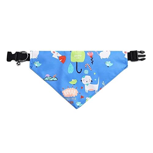 Katzen Hunde Speicheltuch Cartoon Druck Halsband Katze Hunde Bandana Krawatte Halsband Schal Zubehör für Kätzchen und Welpen Haustier Speichel Handtuch von Ruarby