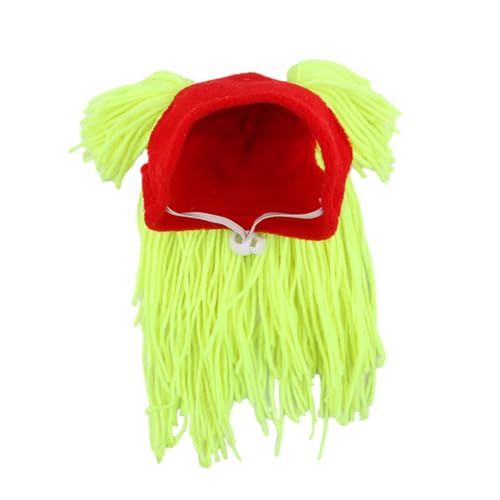 Verkleideter Pullover, Hut, Hunde, warm, für Cosplay, lustig, verstellbarer Riemen, Kopfbedeckung für Haustiere, Kätzchen, Welpen von Ruarby