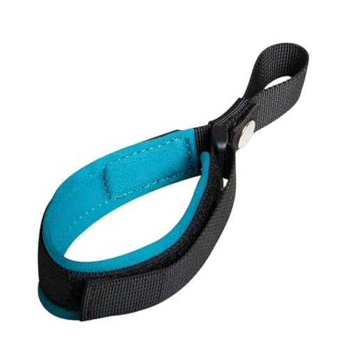 Verstellbare Hundeleine mit Handgelenkschlaufe für sicheren Halt beim Spazierengehen, schwarzes Design, gepolsterter Gurt von Ruarby