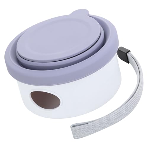 Weicher Hundenapf, faltbar, Reise-Fütterbecher, Haustier-Fütterung, Bewässerungszubehör, Hundefutter, Wasser-Futterspender 3-in-1 von Ruarby