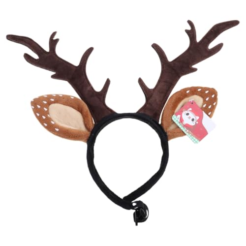 Weihnachtsmütze, Kopfbedeckung, verstellbares Zubehör für Katzen und Welpen, Weihnachtskostüm, Kopfschmuck für Welpen, kleine Hunde, für Weihnachtsmütze, Kopfbedeckung, verstellbares Zubehör für Katzen und Welpen, Weihnachtskostüm, Kopfschmuck für Welpen, kleine Hunde, für von Ruarby