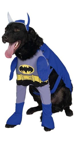 Batman The Brave and The Bold Deluxe Haustierkostüm, Large, blau Batman The Brave and The Bold Deluxe Haustierkostüm, Large, blau von Rubie's