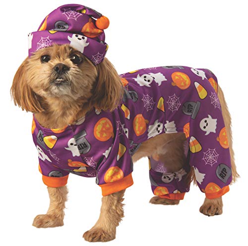 Rubie's Haustier-Pyjama-Kostüm, Halloween-Emoji-Druck, Größe S von Rubie's