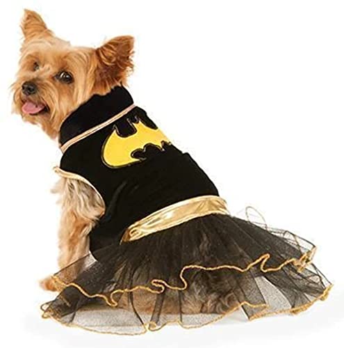 Rubie's Official 580323S DC Comics Batgirl-Kostüm für Hunde mit Tutu, Größe M (Hals bis Schwanz 38 cm, Brust 43 cm) von Rubie's