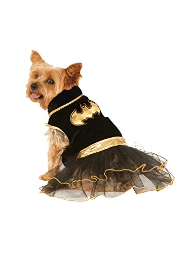 Rubie's 580323XS offizielles DC Comics Batgirl-Kostüm für Hunde mit Tutu, Größe XS (Hals bis Schwanz 18 cm, Brust 30,5 cm) Halloween von Rubie's