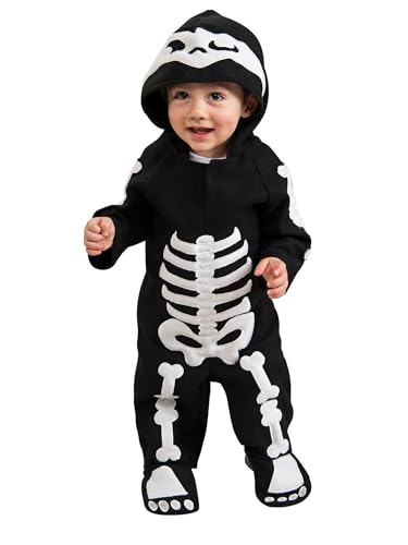 Rubies - Skelett-Kostüm für Kinder, Größe Baby 6-12 Monate (885990-I) von Rubies