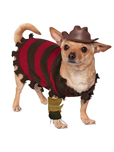 Rubie's Offizielles Haustierkostüm Freddy Krueger, Nightmare – Mörderische Träume, für Hunde, Größe S Halloween Rubie's Offizielles Haustierkostüm Freddy Krueger, Nightmare – Mörderische Träume, für Hunde, Größe S Halloween von Rubie's